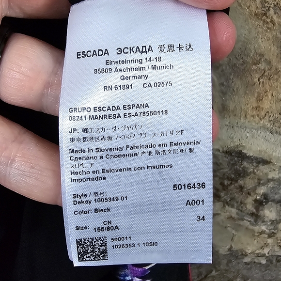 Escada Floral Sheath Dress - Picture 6 of 6